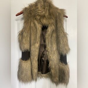 Couture Faux Fur Vest